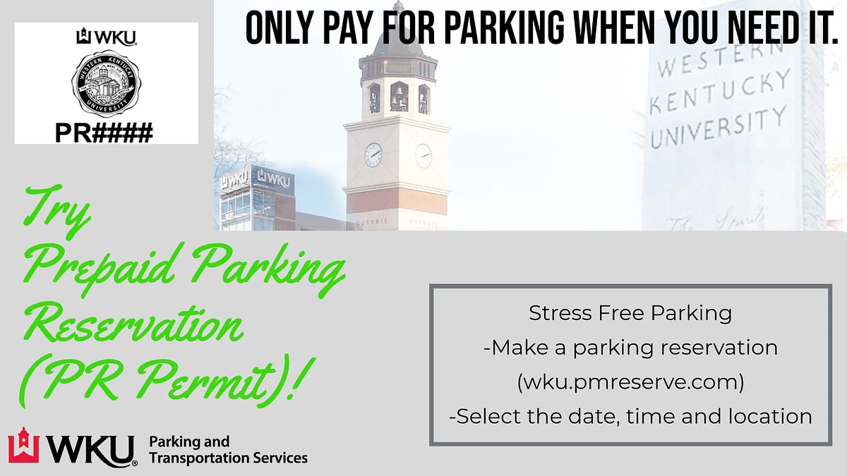 Prepaid parking reservations