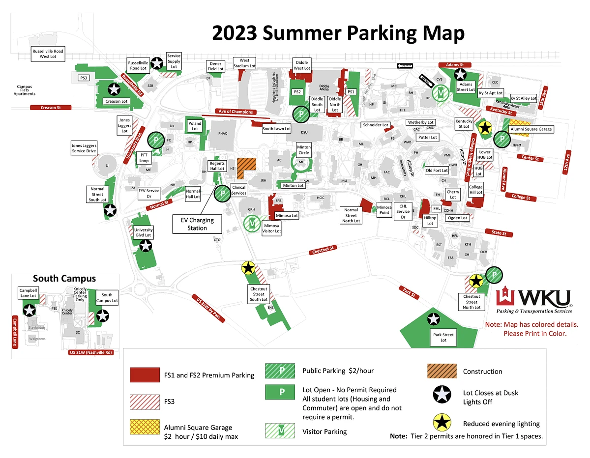 Summer parking 